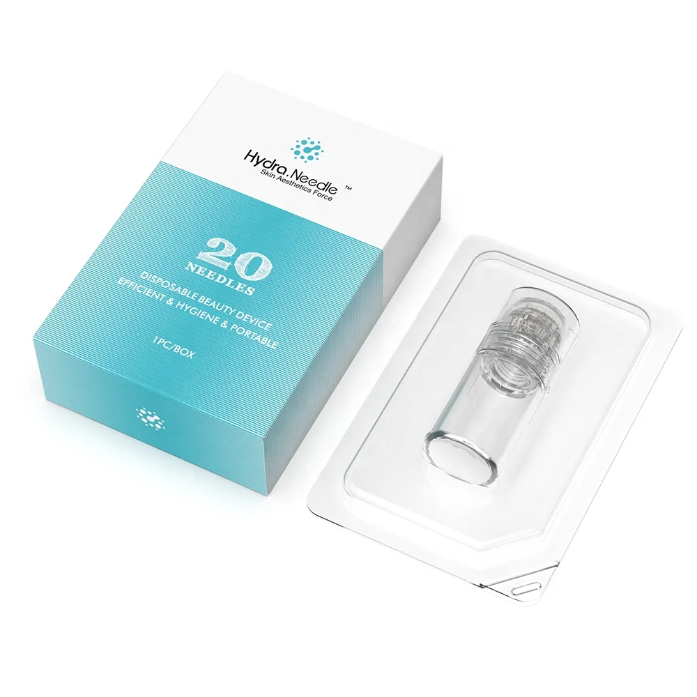 Hydra 20 pins Micro 64 титановые иглы Tips Bottle мезодерма роллер антивозрастная Сыворотка