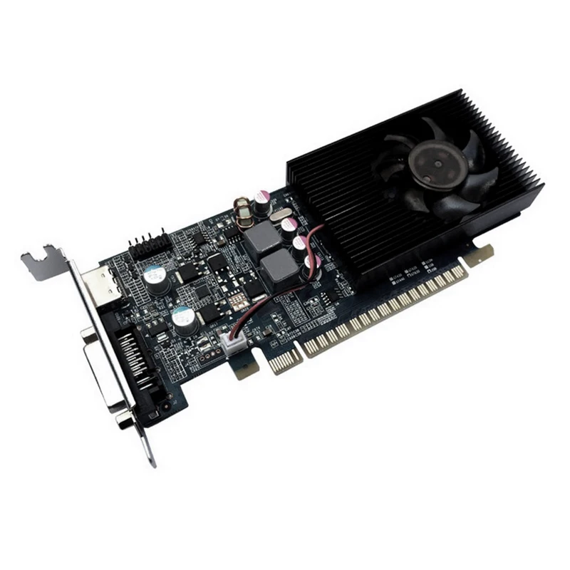 With NVIDIA Half Height Graphics GT610 1GB GT 610 1G D2 64bit Card |
