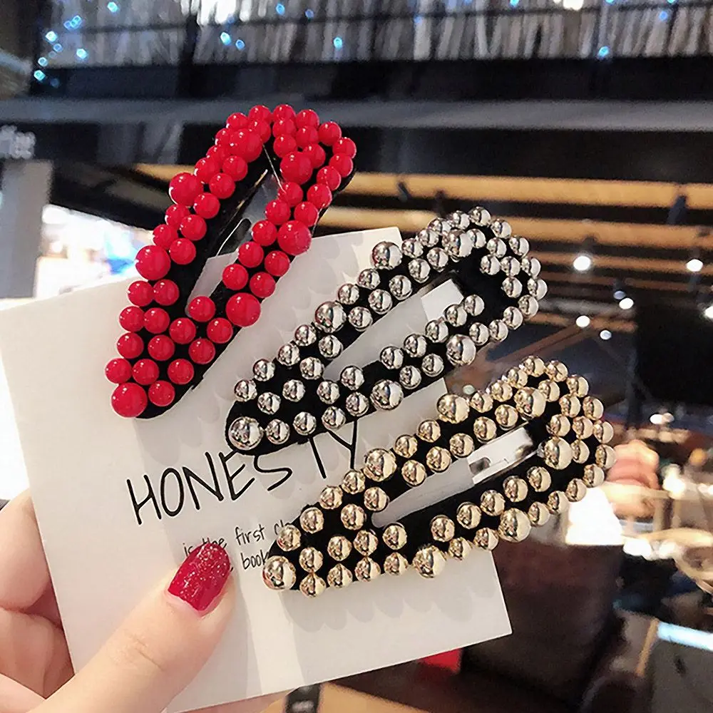 Женская заколка для волос с имитацией жемчуга 1 шт.| |