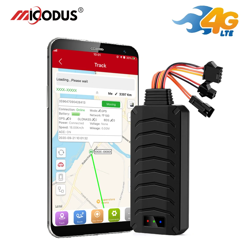 GPS-трекер Автомобильный Micodus MV790G устройство для отключения подачи топлива