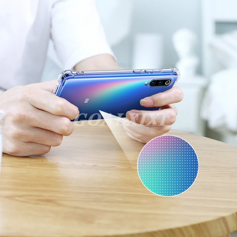 Прозрачный чехол из ТПУ для Xiaomi Mi CC9 CC9E прозрачный 6 6X8 9 мягкие чехлы телефонов |