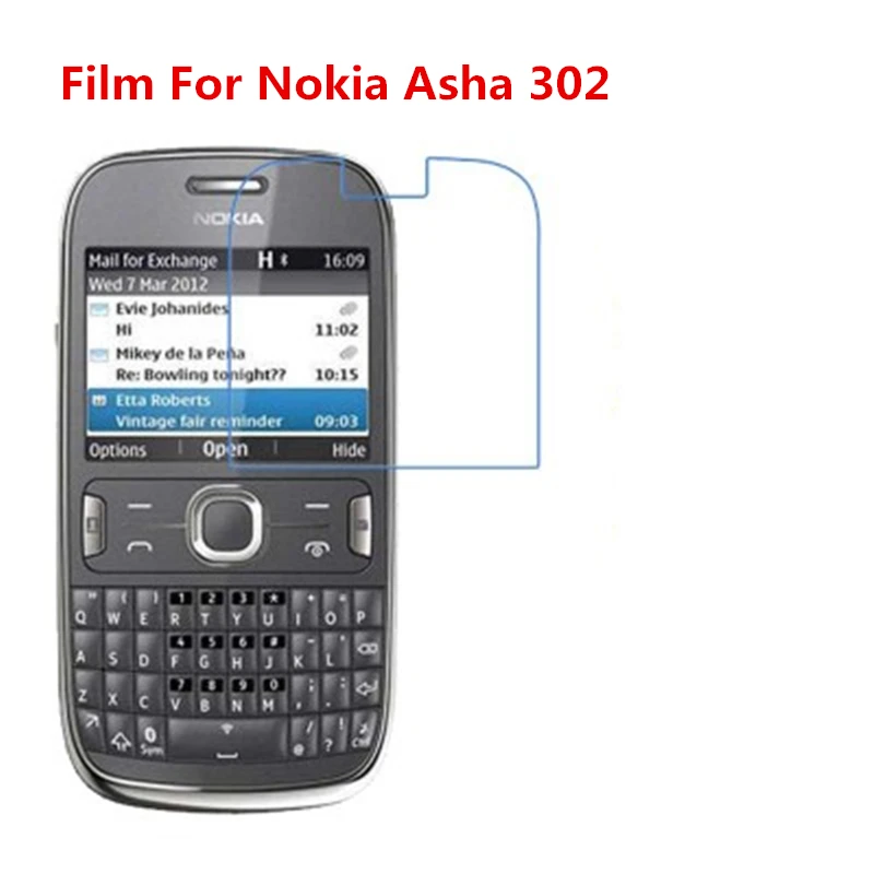 1/2/5/10 Pcs Ultra Thin Clear HD LCD Screen Protector Film With Cleaning Cloth For Nokia Asha 302. | Мобильные телефоны и