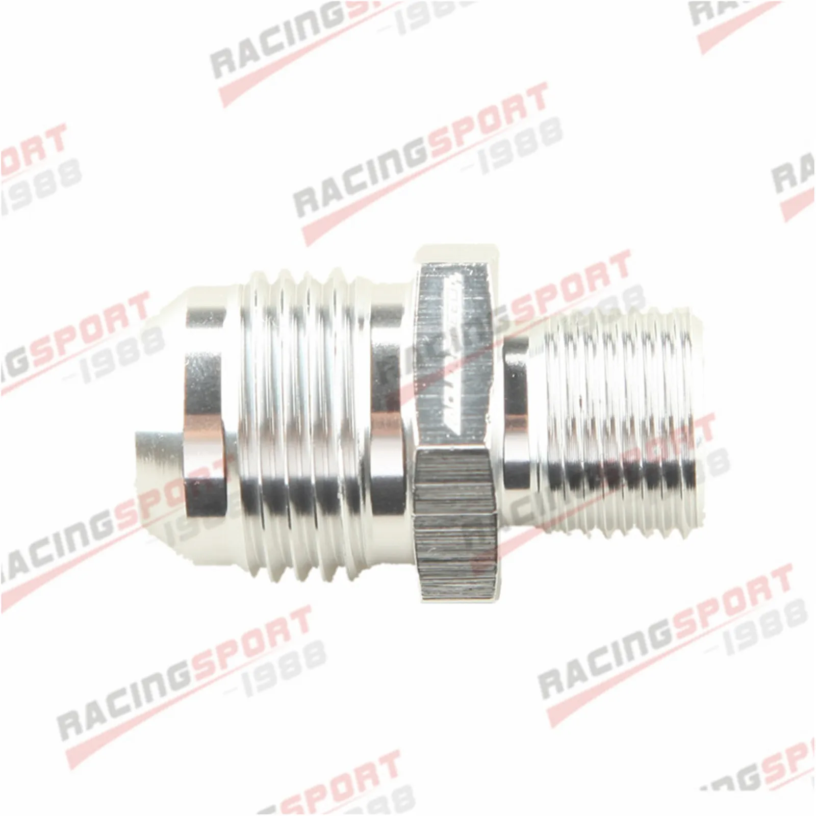 

ADLERSPEED Straight AN-10 AN10 Male To 3/8" BSP BSPP Adapter Aluminum Silver