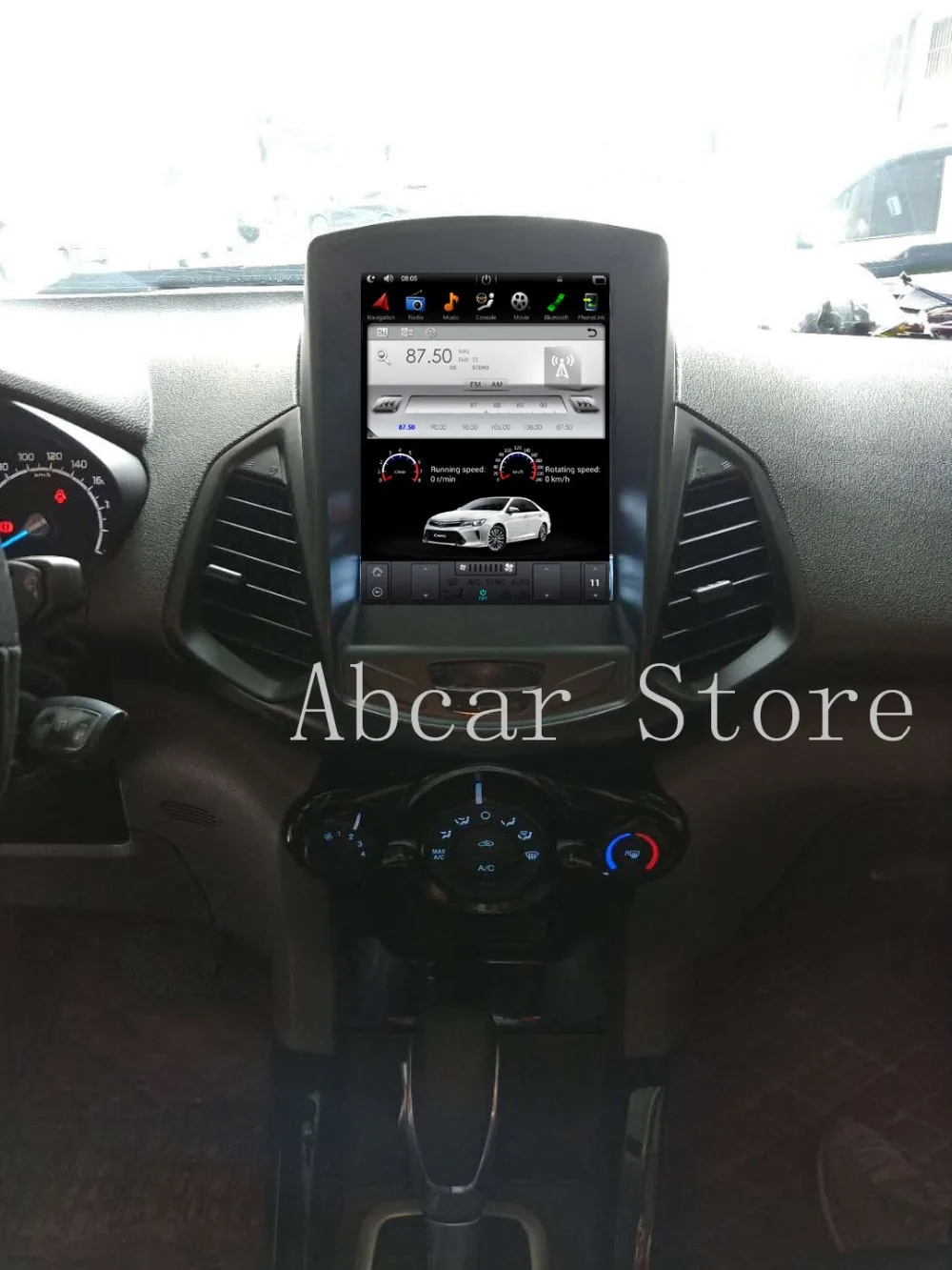 10 4 ''Tesla style Android 9 0 автомобильный dvd плеер GPS навигация для FORD EcoSport 2013 2018 стерео PX6