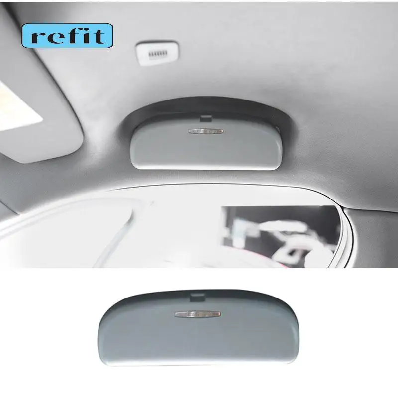 

Car glasses case glasses frame storage box For Alfa Romeo Giulia Stelvio Interior Modification Accessories