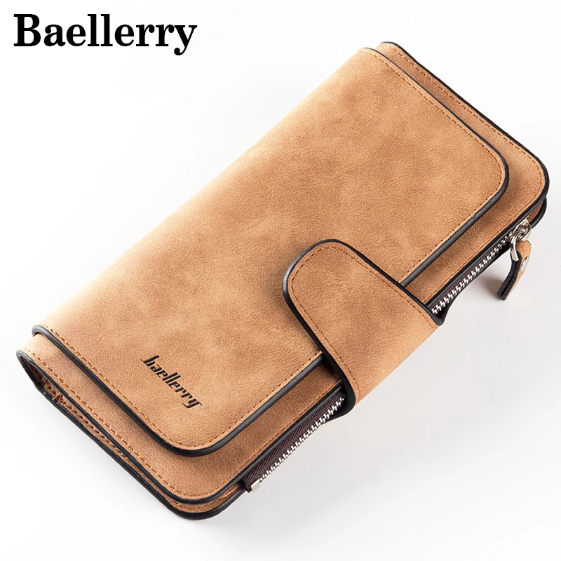 Роскошные кошельки от известного бренда Женский Длинный кожаный кошелек женский