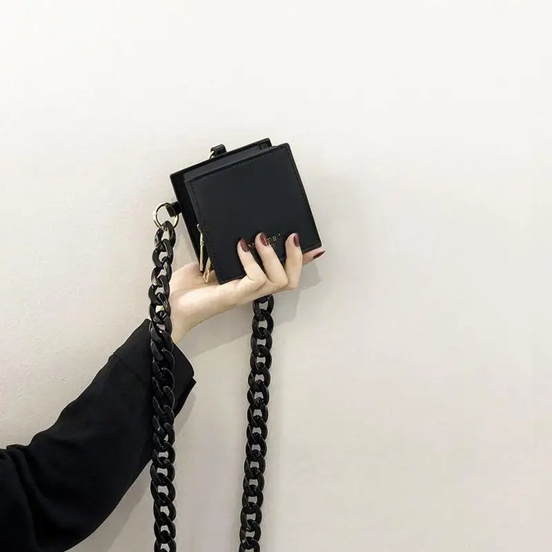 

Womens Chains Shoulder Sling Small Bags Coins Bags Female New Styles 2020