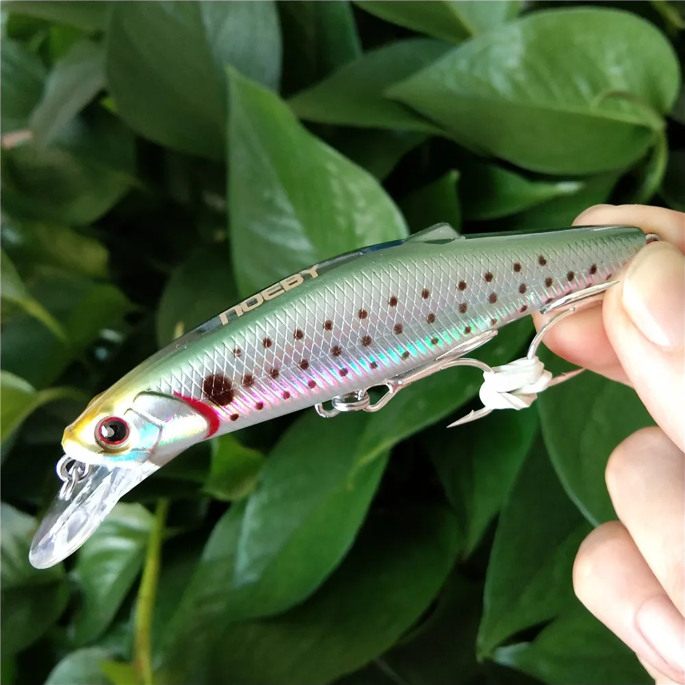 

Noeby 5pcs 8cm 25g New Heavy Weight Minnow Fishing Lure Sinking 0.2-2.5m Jerkbaits Hard Wobbler Artificial Bait Tackle