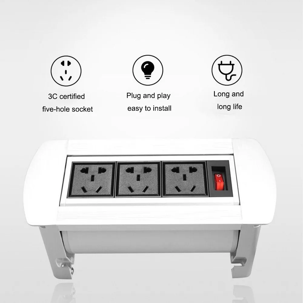 Универсальная настольная розетка скрытая HDMI мультимедийная высокой четкости