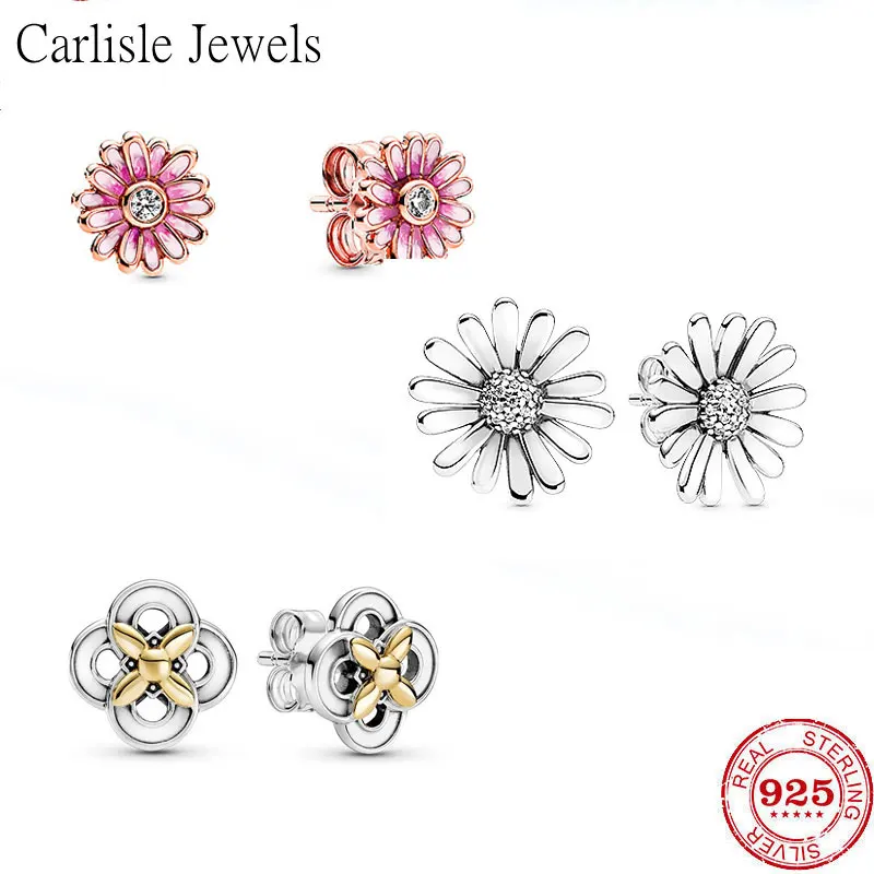 

Серьги женские из серебра 925 пробы, с цветами