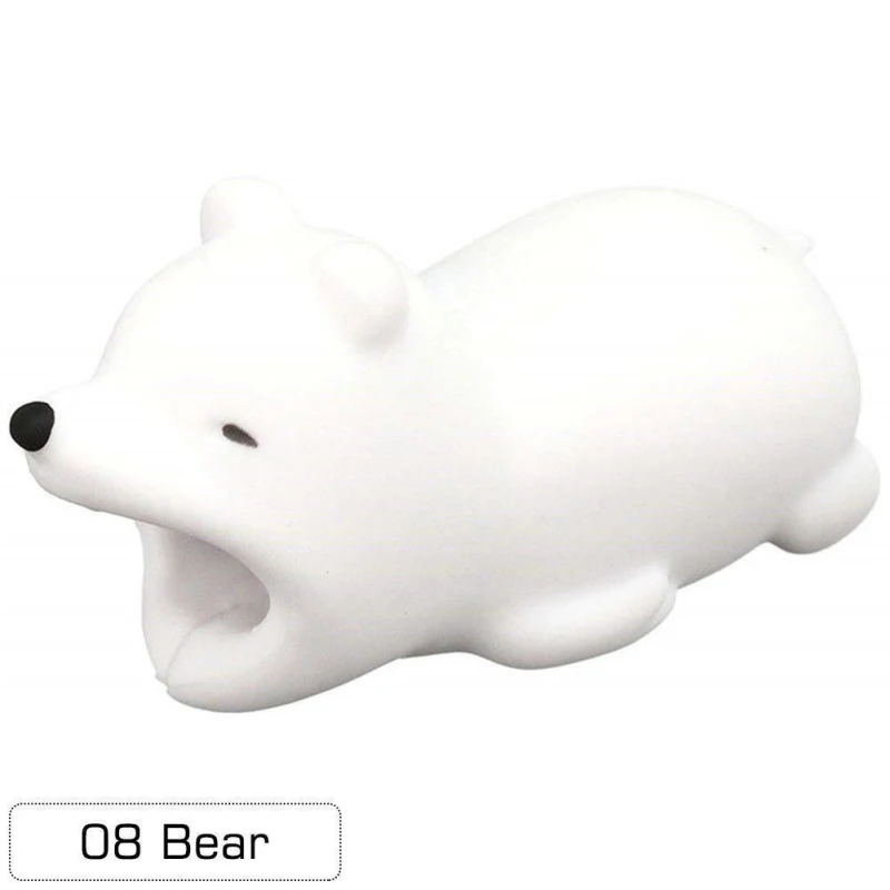 Универсальный мультяшный защитный чехол для кабеля зарядного устройства