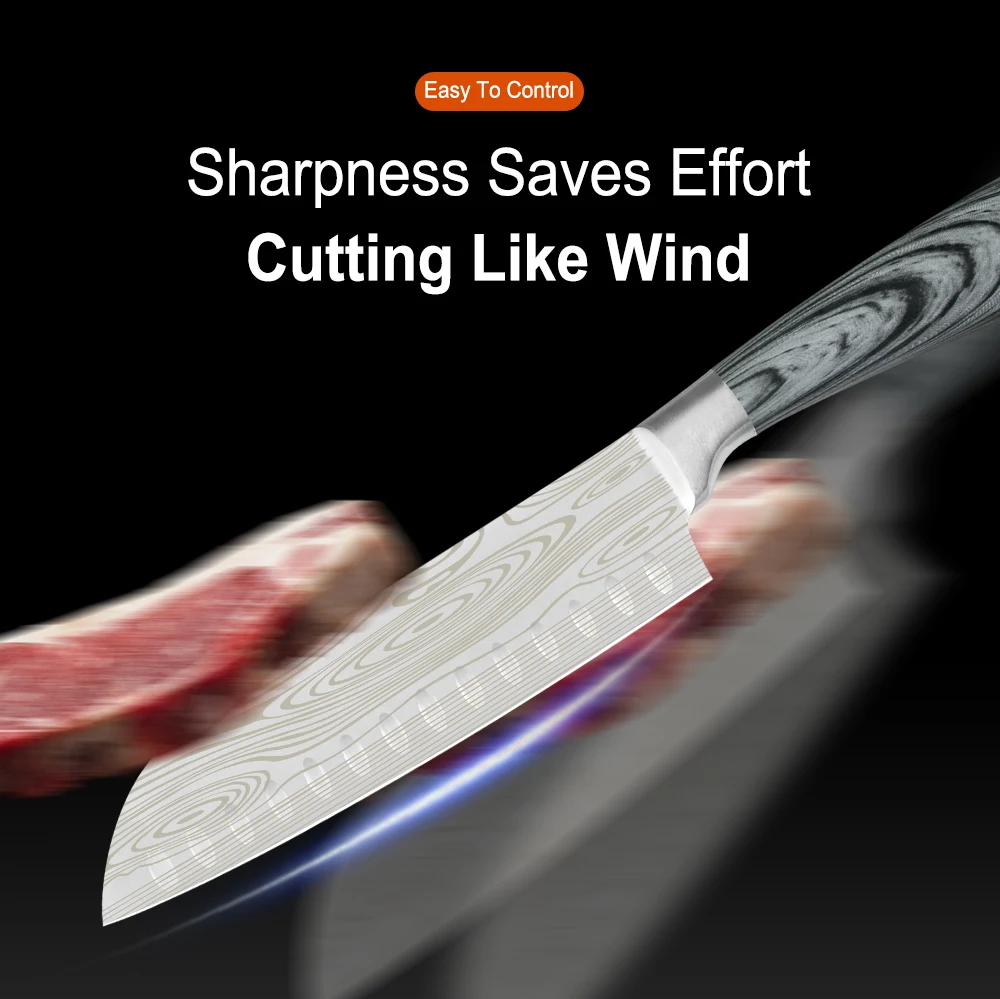 Набор кухонных ножей XYj комплект из 8 предметов сумка для хранения дюймов шеф