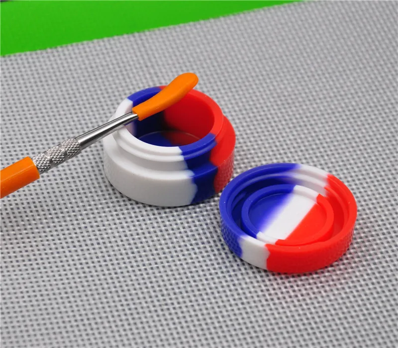 Силиконовая коробка + накладка Сталь ложечка для ногтей трубы насадка