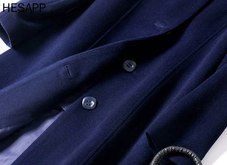 

Hesapp2021 mid-length women's autumn/winter wool jacket New single chest casual wear women's casual wool jacket