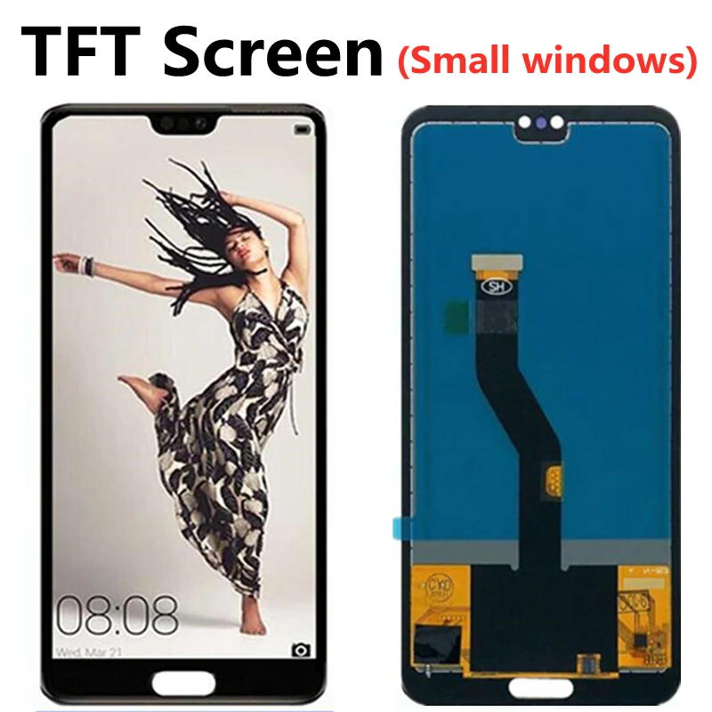 tft lcd for huawei p20 pro p20pro lcd display touch screen assembly replacement for huawei p20pro p20plus clt l09 clt l29 lcd free global shipping