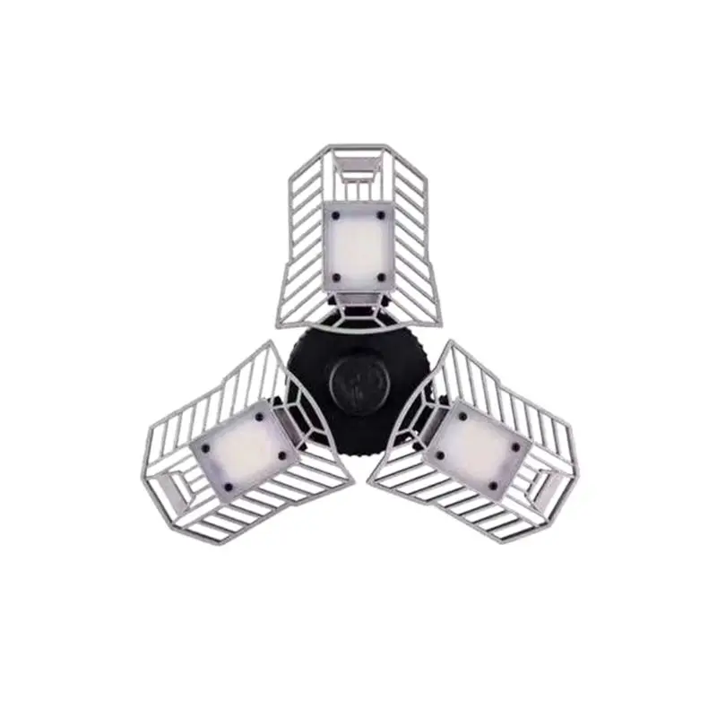 

E27 Garage Light LED Waterproof Deformable Ceiling Lamp Adjustable Angle 60W 220V Home Lighting Corn Bulb Basement Cellar