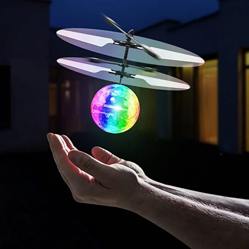 

LED Luminous Kid Flight Balls Electronic Infrared Induction Aircraft Remote Control Toys Magic Sensing Helicopter Flying Ball