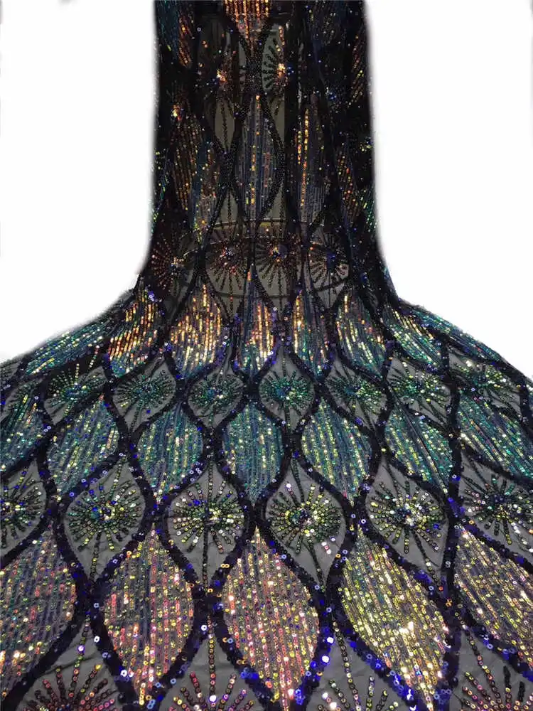 Фабричное предложение 2019 новейшая африканская гипюровая кружевная ткань с