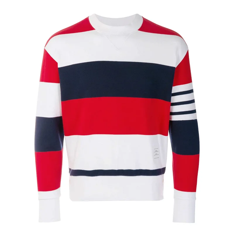 Модная брендовая Весенняя Лоскутная одежда TB THOM хлопковая куртка мужские