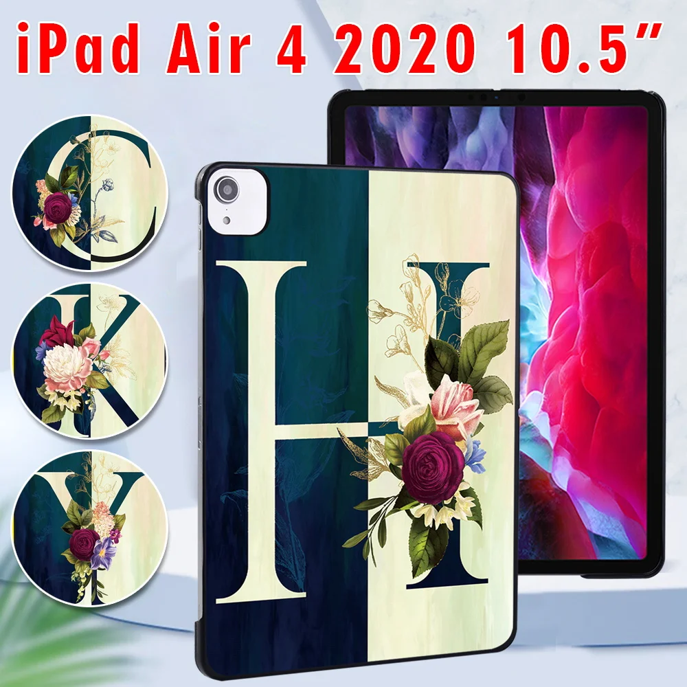

Tablet Case for Apple iPad Air 4 10.9 inch Slim Hard Back Case + Free Stylus