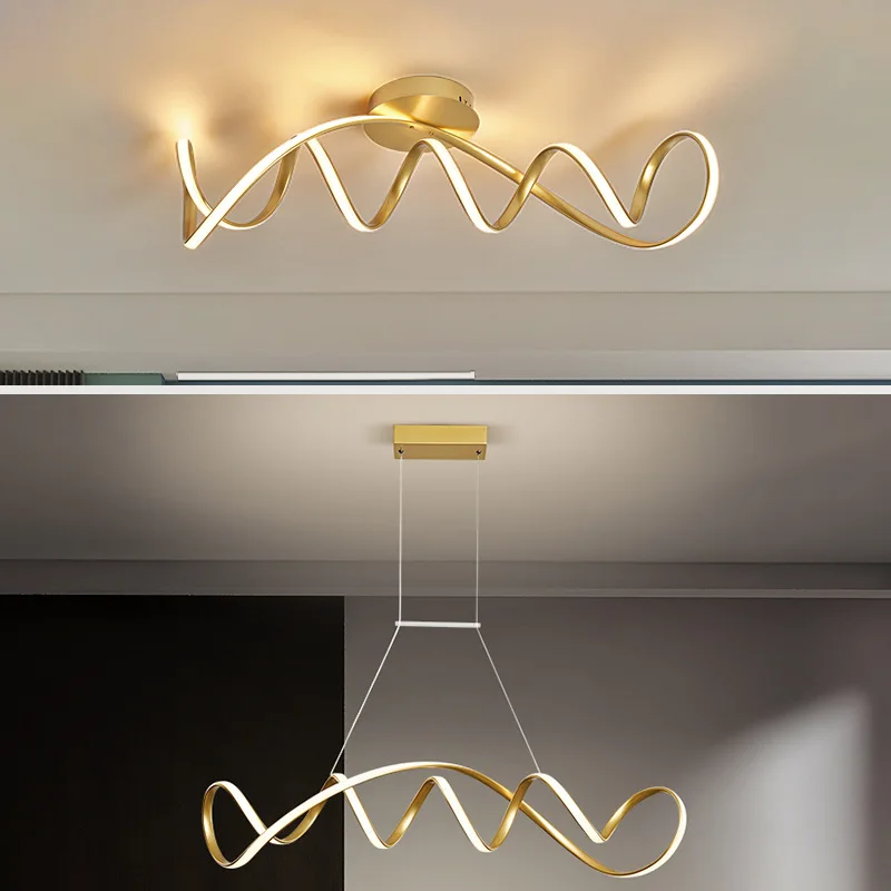 

Минималистичные Новые популярные потолочные светильники для гостиной, спальни, столовой, бара, комнатные подвесные потолочные светильники...