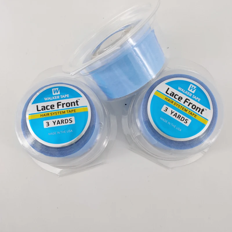 1 рулон 3 м Синтетические волосы на кружеве Поддержка лента двухсторонняя