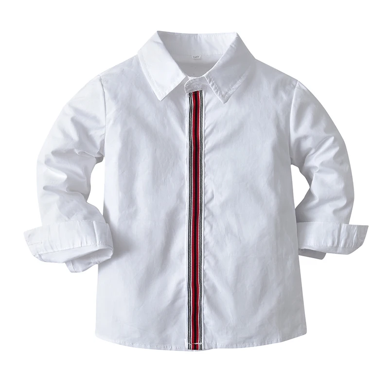 

Baby Boys Shirts Children's Lapel White Gentleman's Shirts Baby Toddlers Kids Gentleman's Long Sleeve Shirt Tops Boys Clothes