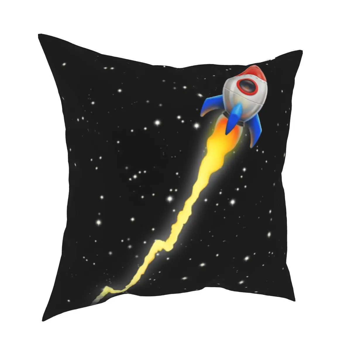 

To The Moon Wall Street Pillowcase Printed Polyester Cushion Cover Gift Space Throw Pillow Case Cover Home Square 45X45cm