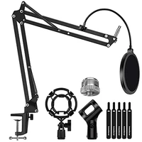 innogear microphone stand set with shock mount mic clip holder pop filter fast delivery
