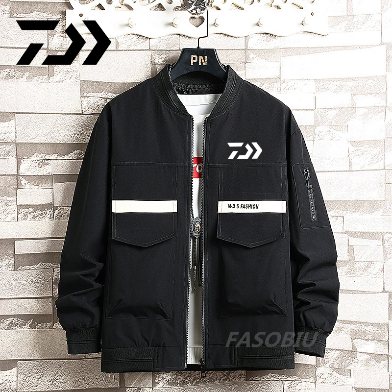 

Daiwa Men's spring autumn Fishing Jackets Outdoor waterproof Charge jacket Keep Warm fishing clothing casual clothes Jackets