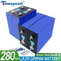 new 280ah lifepo4 battery 3 2v rechargeable battery pack 12v 24v 48v grade a lithium iron phospha diy new solar eu us tax free