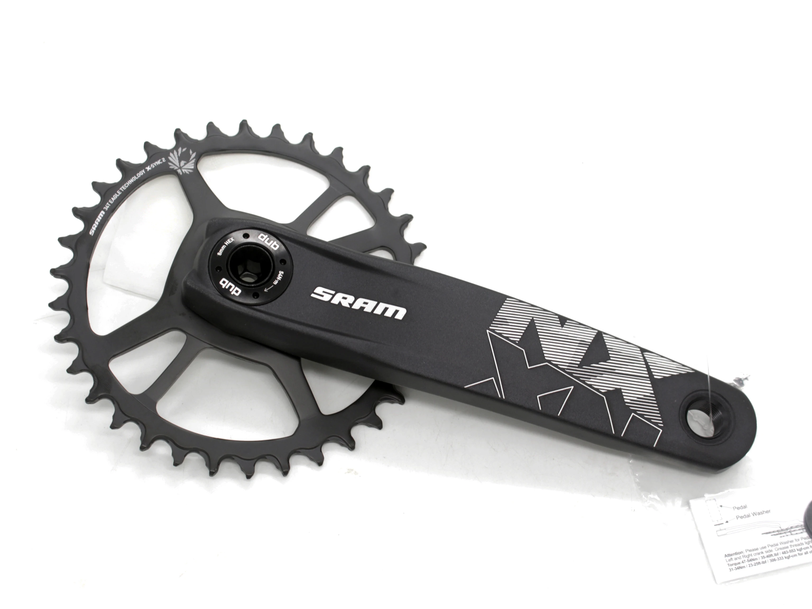Стальная корона SRAM NX WATER DUB 34T 170 миллиметров 175 MTB для езды на велосипеде с BSA|Шатун и