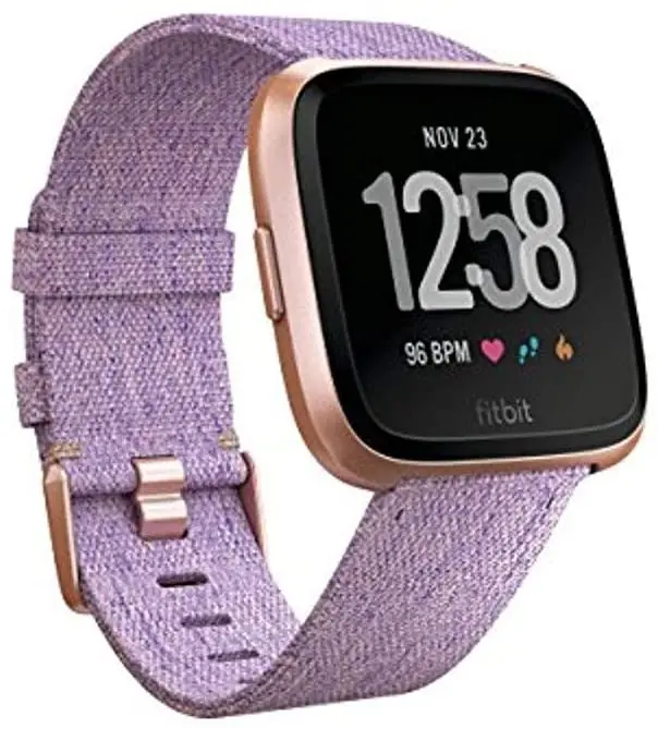 

Смарт-часы Fitbit Versa, специальный выпуск, плетеные лавандой, один размер (S и L ремешки входят в комплект)