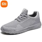 Кроссовки Xiaomi Mijia мужские для бега, мягкие дышащие Сникерсы, Нескользящие низкие, спортивная обувь для бега