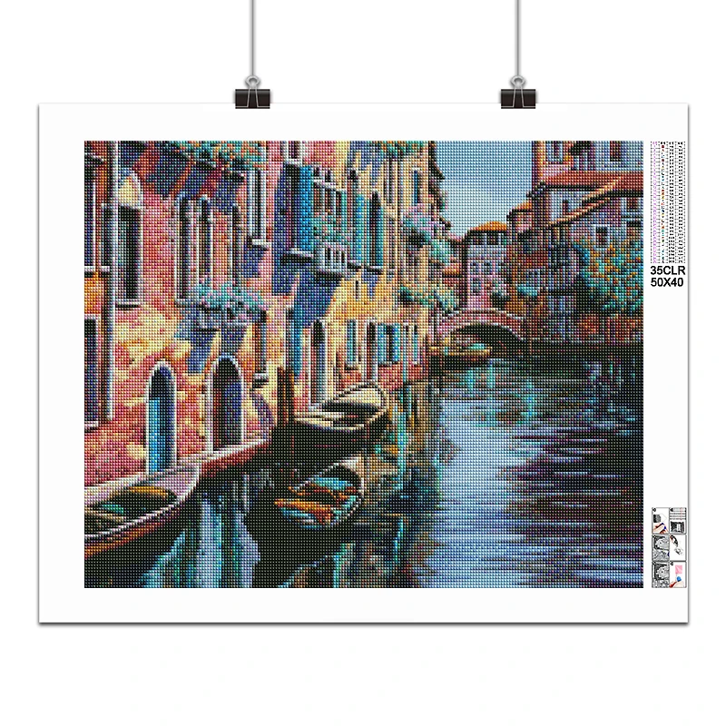 Набор для алмазной живописи полноразмерная и круглая мозаика с изображением