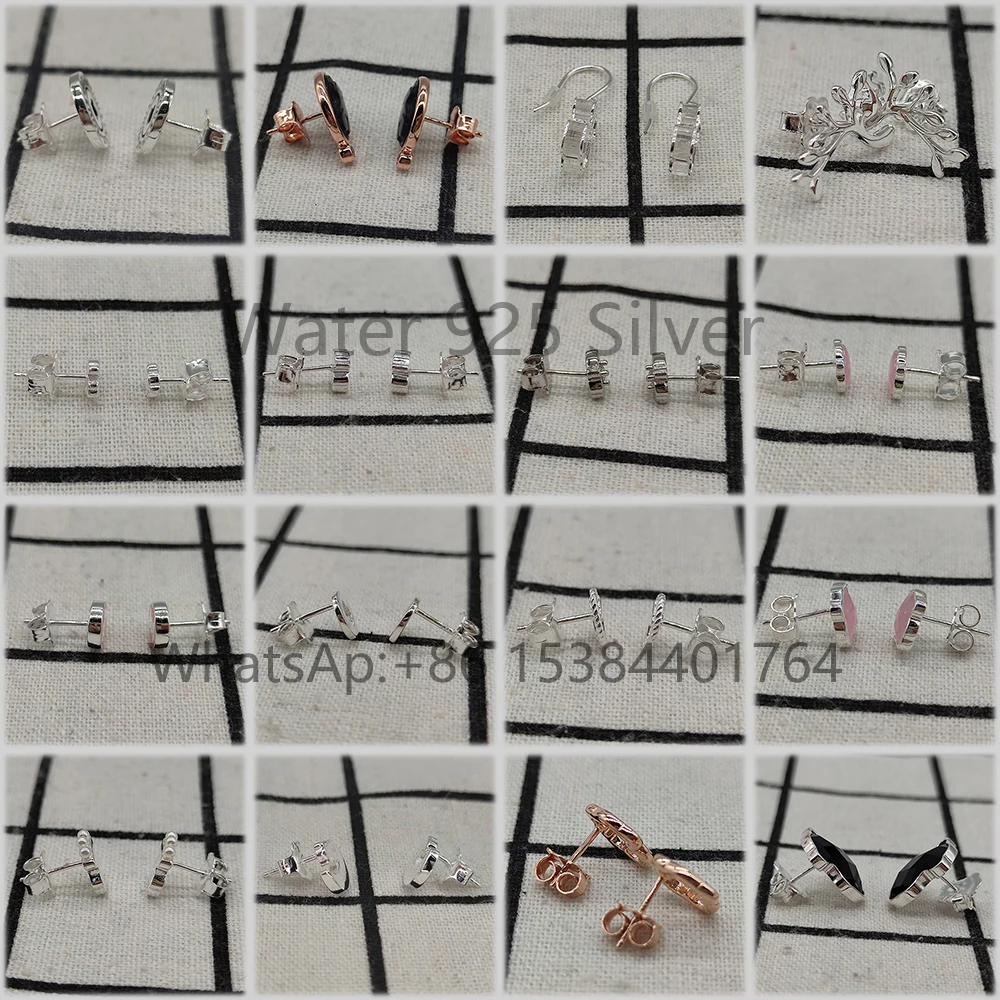 

2021 New 925 Silver Joyeria fina para mujer Fantasy Super Power Toss Earrings pendientes mujer moda Fine Oso Jewelry