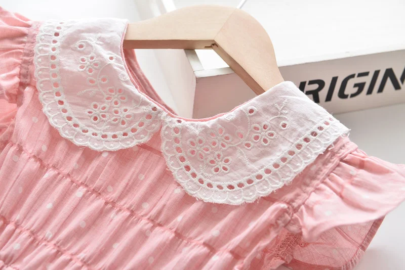 Летние платья для девочек LOVE DD &amp MM 2022 детская одежда в горошек с кукольным