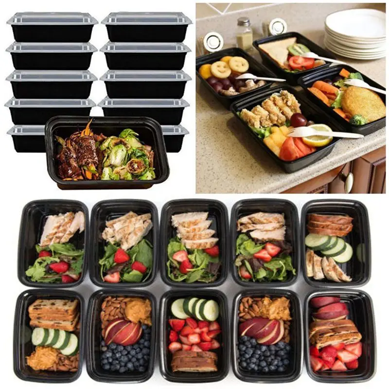 Горячие XD-25PCS контейнеры для приготовления пищи 1 отсек хранения продуктов с