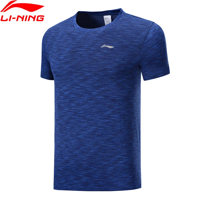 (Break Code)Li Ning мужские футболки для бега с коротким рукавом Стандартный крой нейлон