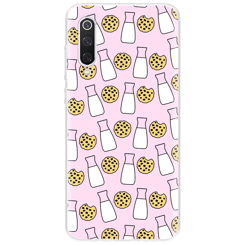 

Cute Food Phone Case For Redmi 9A 9C 7A 6A 7 Y3 8 8A 9 9T K20 Note 5 7 8 9 Pro Max Cover For Xiaomi Poco X3 NFC M3 10T Lite Case