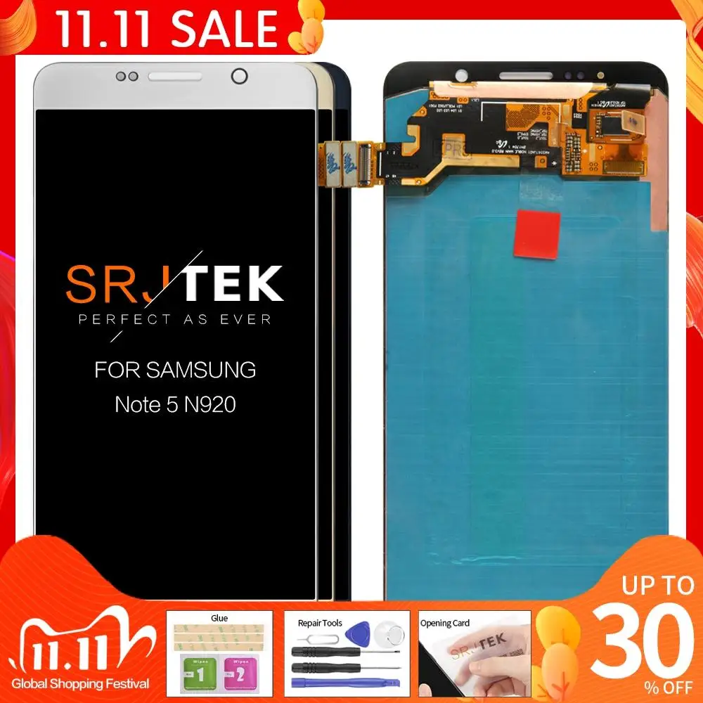 OLED/IPS 5 7 для Samsung Galaxy Note ЖК-дигитайзер сенсорный экран в сборе ЖК-дисплей N920F