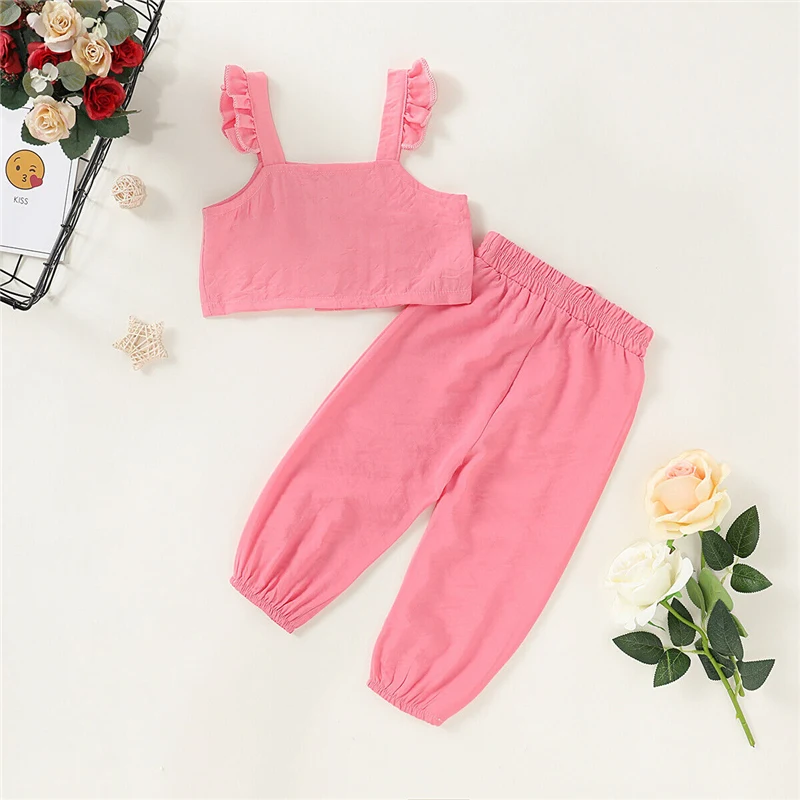 2 предмета новая одежда для новорожденных девочек летний топ без рукавов на