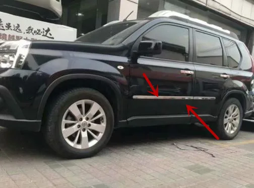 Корпус из нержавеющей стали Формовочная лента Накладка для Nissan X Trail T31 2007 2013
