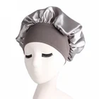 Высокая эластичность головной убор Ночная шапка с широкими полями Регулируемый Уход за волосами шапочка Удобная атласная ткань влагостойкая шапочка для химиотерапии