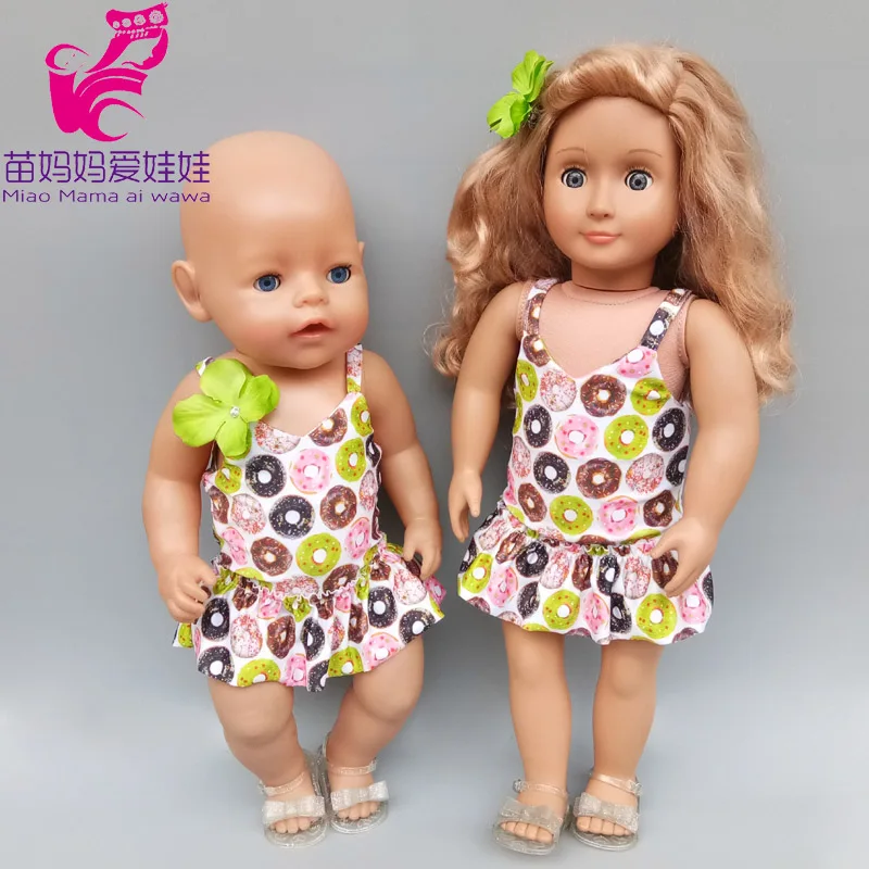 Кукольная короткая футболка комплект джинсовых штанов для 18 &quotBebe Born одежды