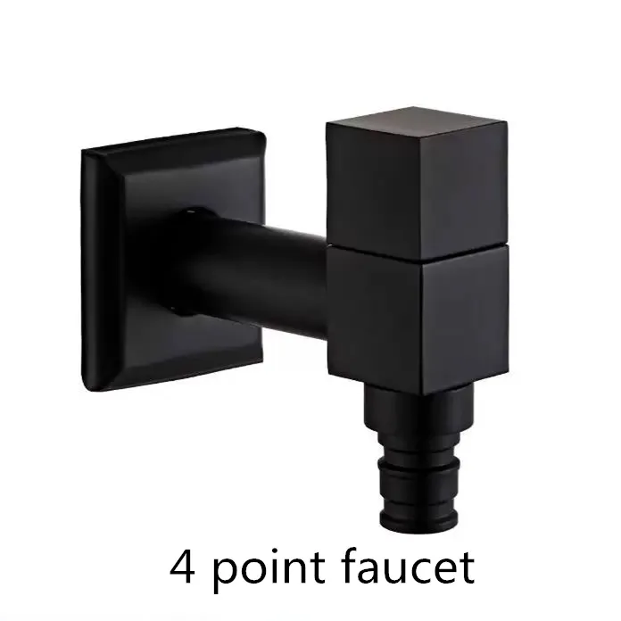 LIUYUE смесители черный латунный наружный садовый смеситель настенный ванная