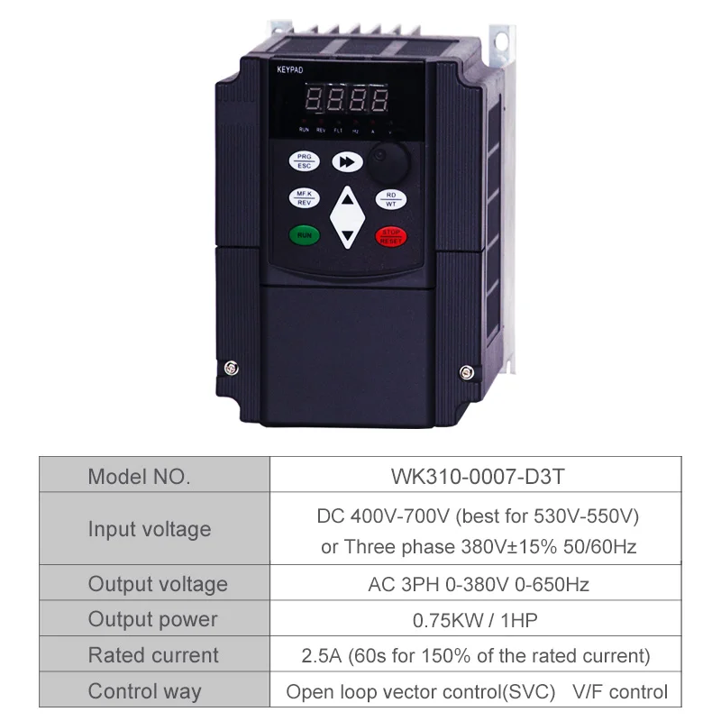 0.75kw 380V 0,75 kw 1.5 kw 2.2 kw AC тройной(3) фазовый выход 1HP фотоэлектрический Солнечный бассейн водный насос инвертор конвертер - Цвет: 0.75kw