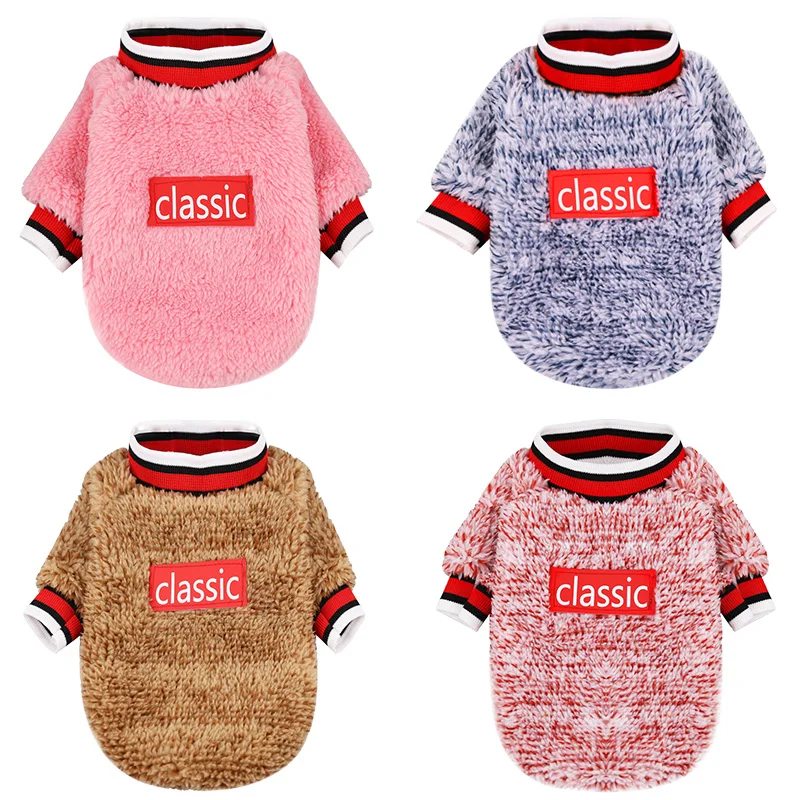 Женская зимняя флисовая одежда для щенков пальто маленьких и средних собак
