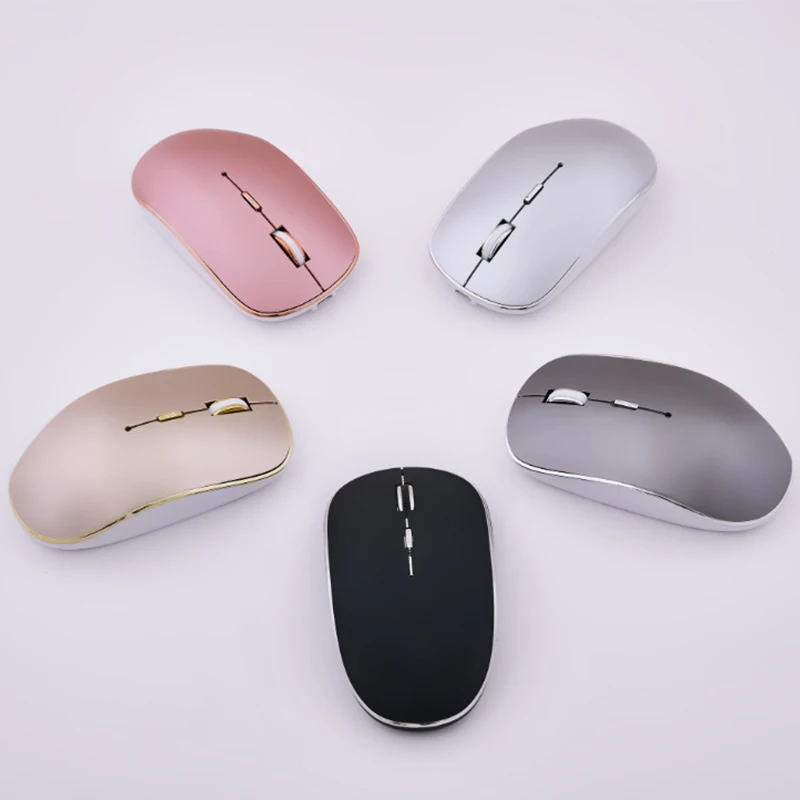 Беспроводная мышь Bluetooth 1600 точек/дюйм перезаряжаемая эргономичная игровая для Mac