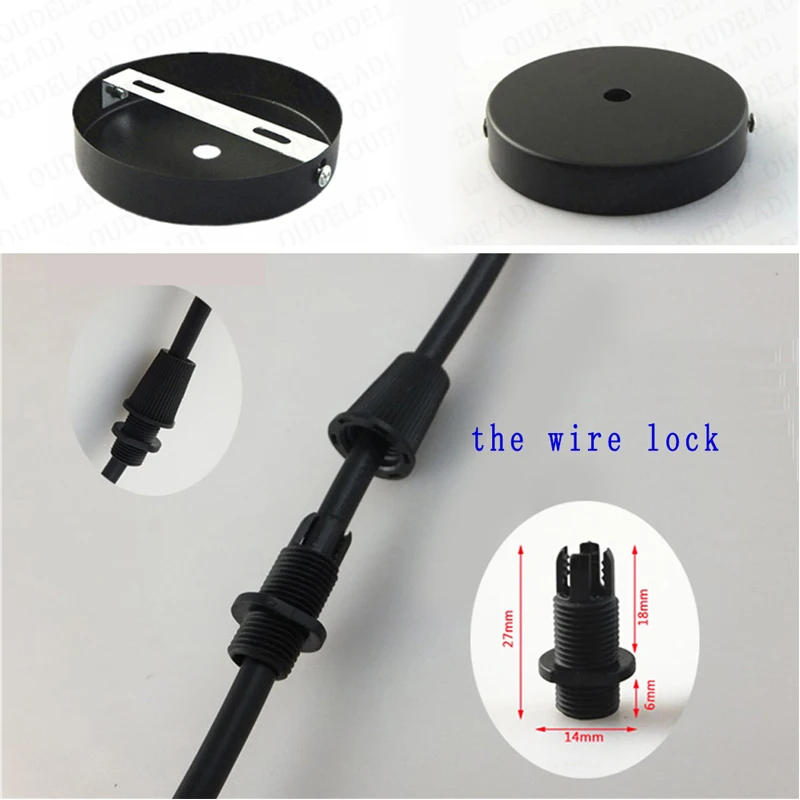 Черно-белая Серебристая бронзовая Потолочная пластина настенное бра крепление